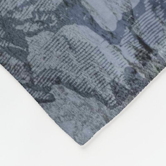  Halloween Skull en Crow Customize Fleece Deken (Hoek)