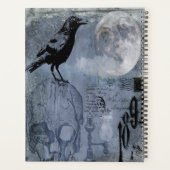  Halloween Skull en Crow Customize Planner (Achterkant)
