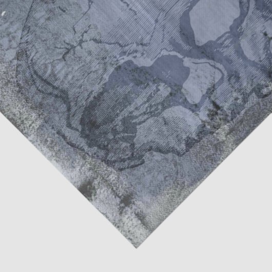 Halloween Skull en Crow Decoupage Tissuepapier (Detail)