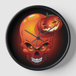 Halloween Skull en Pumpkin