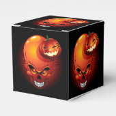 Halloween Skull en Pumpkin Bedankdoosjes (Voorkant Zijde)