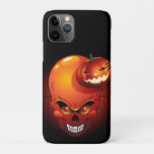 Halloween Skull en Pumpkin Case-Mate iPhone Case (Achterkant)