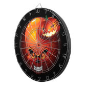 Halloween Skull en Pumpkin Dart Board Dartbord (Voorkant Rechts)