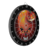Halloween Skull en Pumpkin Dart Board Dartbord (Voorkant Links)