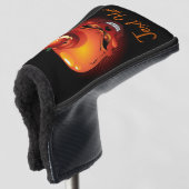 Halloween Skull en Pumpkin Golfheadcover (3/4 voorkant)