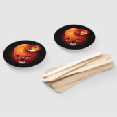 Halloween Skull en Pumpkin Handwaaier (Niet-gemonteerd)