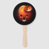 Halloween Skull en Pumpkin Handwaaier (Voorkant)
