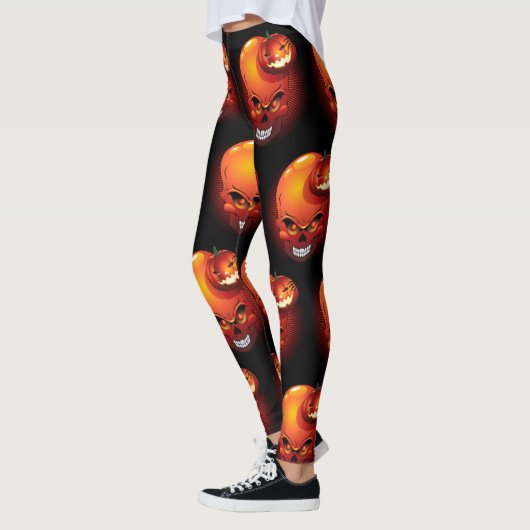 Halloween Skull en Pumpkin Leggings (Links)