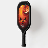Halloween Skull en Pumpkin Pickleball Paddle (Links)
