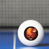 Halloween Skull en Pumpkin Pingpongbal (Net)