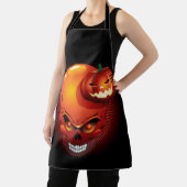 Halloween Skull en Pumpkin Schort (Insitu)