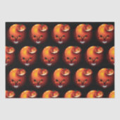 Halloween Skull en Pumpkin Tissuepapier (Voorkant)