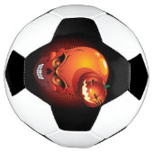 Halloween Skull en Pumpkin Voetbal (Gedraaid)
