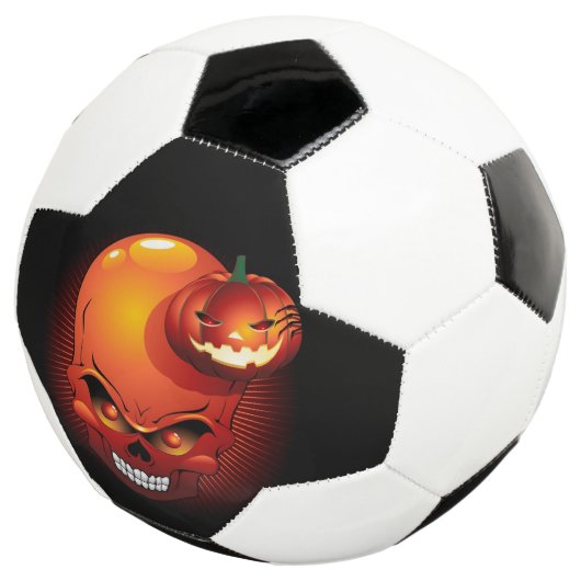 Halloween Skull en Pumpkin Voetbal (Drie kwart)