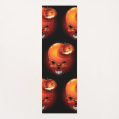 Halloween Skull en Pumpkin Yogamat (Voorkant)