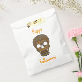 Halloween Skull Favor Bag Bedankzakje (Gezegeld)