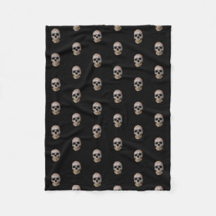Halloween Skull Fleece Blanket Deken
