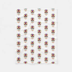 Halloween Skull Fleece Deken