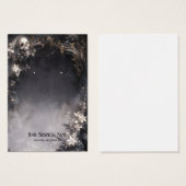 Halloween Skull Flowers Oorbel Display Kaart (Voorkant /achterkant)