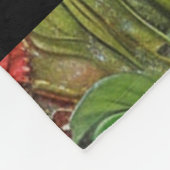 Halloween Skull gepersonaliseerde naam Fleece Deken (Hoek)