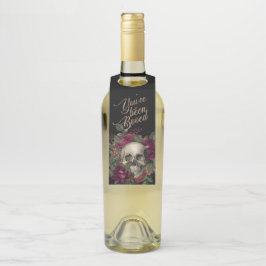 Halloween, Skull, Gothic Halloween, Party supply Flessenhanger