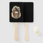 Halloween Skull Handwaaier (Voorkant en achterkant)