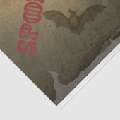 Halloween Skull Haunted House Scary Tissuepapier (Detail)