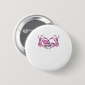 Halloween Skull Heart Hands Skeleton Beanie Design Ronde Button 5,7 Cm (Voorkant /achterkant)