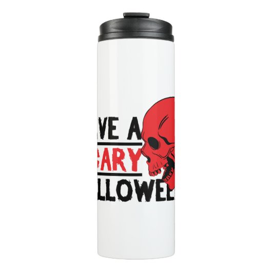 Halloween Skull - Heb een enge halloween Thermosbeker (Voorkant)
