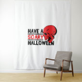 Halloween Skull - Heb een enge halloween Wandkleed (In situ)