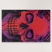 Halloween Skull Illustratie Jigsaw Puzzel (Horizontaal)