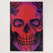 Halloween Skull Illustratie Jigsaw Puzzel