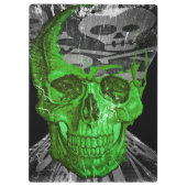 Halloween Skull Klembord (Achterkant)