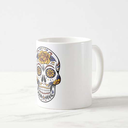 Halloween Skull Koffiemok (Voorkant rechts)