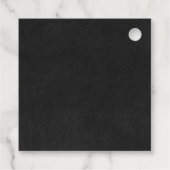 Halloween Skull Love bij het eerste schrik Vrijgez Bedankjes Labels (Achterkant)