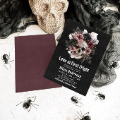 Halloween Skull Love bij het eerste schrik Vrijgez Kaart