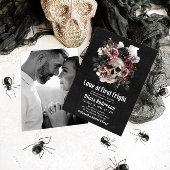 Halloween Skull Love bij het eerste schrik Vrijgez Kaart