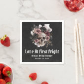 Halloween Skull Love bij het eerste schrik Vrijgez Servet (Insitu)