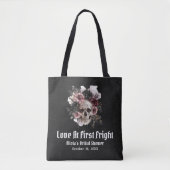 Halloween Skull Love bij het eerste schrik Vrijgez Tote Bag (Voorkant)