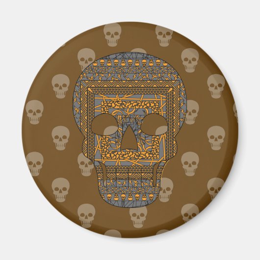 Halloween Skull Magnet (Voorkant)