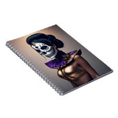Halloween Skull Mask Notitieboek (Rechterzijde)