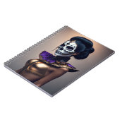 Halloween Skull Mask Notitieboek (Linkerzijde)