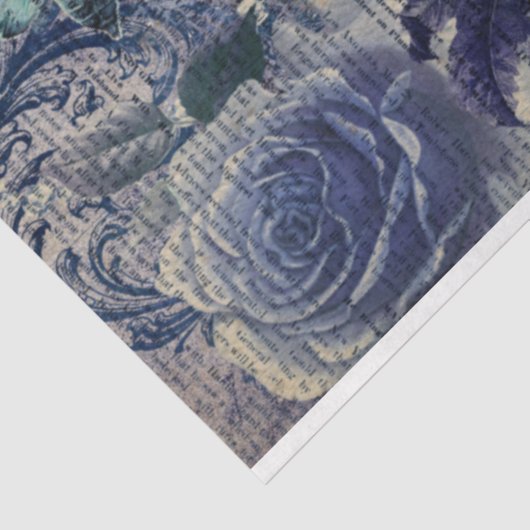 Halloween Skull met kroon en uil Tissuepapier (Detail)