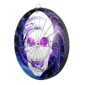 Halloween Skull met magisch licht 2 Dartbord (Voorkant Rechts)