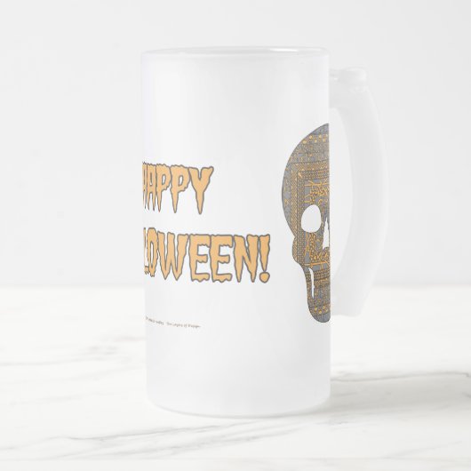 Halloween Skull Mok (Voorkant rechts)