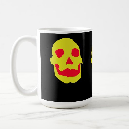 Halloween Skull Mok (Links)