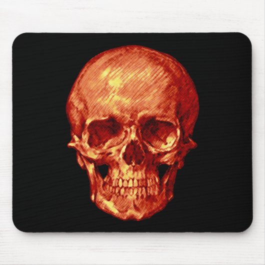 Halloween Skull Muismat (Voorkant)