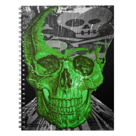 Halloween Skull Notitieboek (Voorkant)