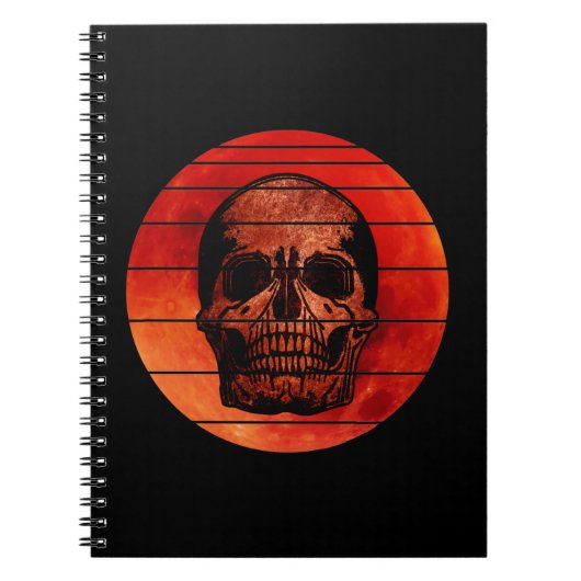 HALLOWEEN SKULL NOTITIEBOEK (Voorkant)