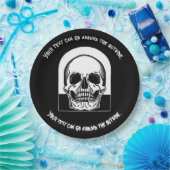 HALLOWEEN SKULL  PAPIEREN BORDJE (Feest)